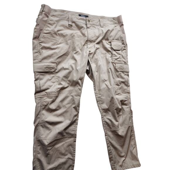 5.11 Tactical Pants Mens 42x30 Cargo Khaki Ripstop Utility Work Outdoor Hiking - Picture 6 of 15